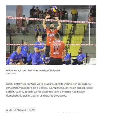 William, 39, joga a nona final seguida de Superliga. E não pensa em parar- Terra