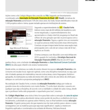 Educação financeira em escolas do País avança 72% em cinco anos- MSN Brasil