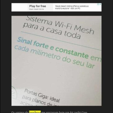 Os amigos da Intelbras me enviaram hoje um kit twibi Giga. Ele cria uma rede wi…- Open Geek House