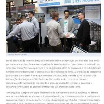 4° Congresso Latino-americano Steel Frame- CREA-RS