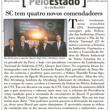 SC tem quatro novos comendadores