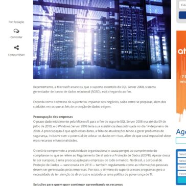 Entenda como o fim do suporte SQL Server 2008 da Microsoft vai impactar negócios- Infor Channel