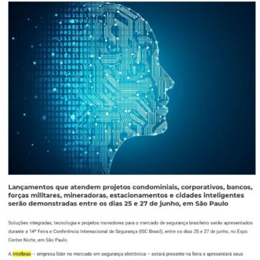Aplicações de inteligência artificial para cenários complexos serão apresentadas na ISC Brasil- Digital Security