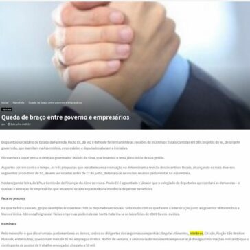 Queda de braço entre governo e empresários -Blog do Prisco