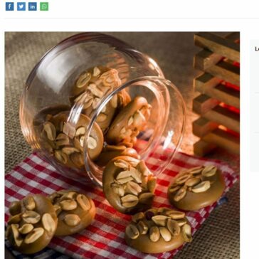 Receitas: Pé de moleque feito com chocolate branco – Jornal União