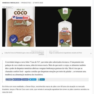 Pão de Coco sem corte é a nova aposta da Seven Boys – Panificacion Latam News