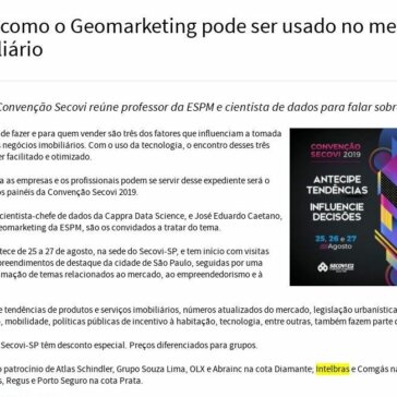 Saiba como o Geomarketing pode ser usado no mercado imobiliário- Secovi-SP