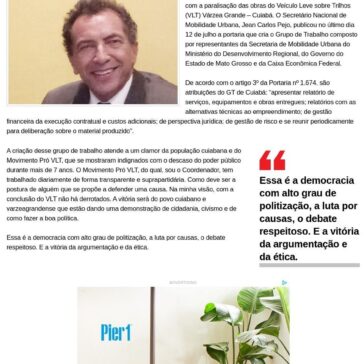 VLT: um grande passo- Mídia News