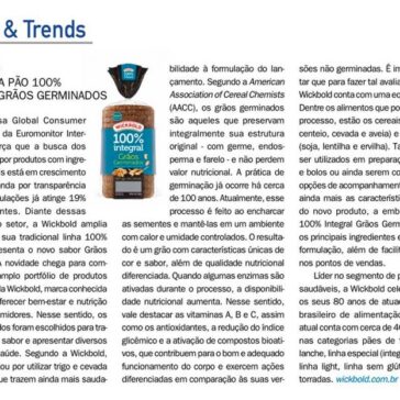Wickbold apresenta pão 100% integral grãos germinados – Food Ingredients Brasil