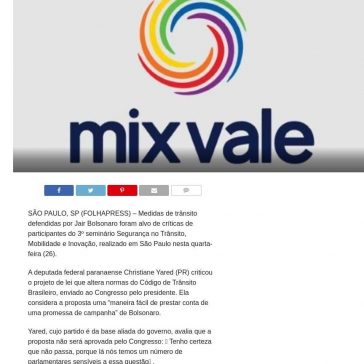 Medidas de trânsito para combater indústria da multa são alvo de críticas- Mix Vale