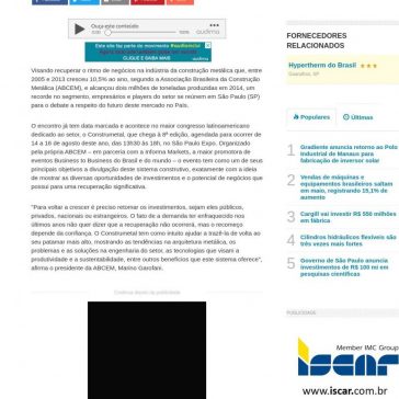 Construmetal 2019 debate o futuro da construção metálica no Brasil- Cimm