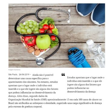 Estudos apontam relação entre o câncer e a alimentação- Por Dentro de Minas