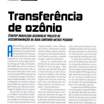 Transferência de ozônio- Meio Ambiente Industrial