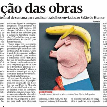 Seleção das obras – Gazeta de Piracicaba