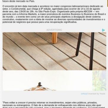 Construmetal 2019 debate o futuro da construção metálica no Brasil- Portal Fator Brasil