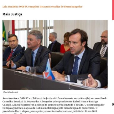 Ex-presidente da OAB-SC se diz frustrado com a entidade- NSC Total