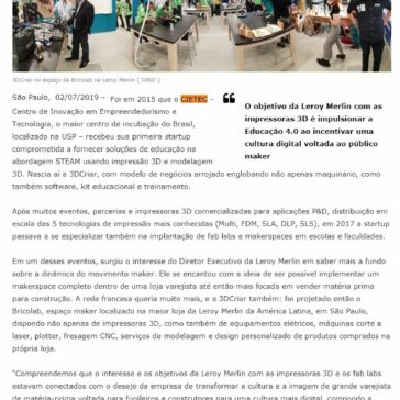Bricolab é o espaço maker dentro da maior Leroy Merlin da América Latina- Dicas BH