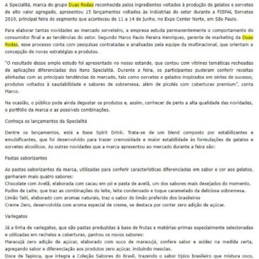 Specialitá lança 15 novos ingredientes para o mercado de gelados comestíveis  – Aditivos & Ingredientes