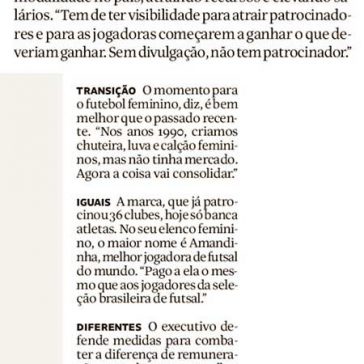 Bola dividida -Folha de S. Paulo