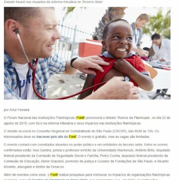 Fonif promove debate sobre os Rumos da Filantropia no Brasil- Observatório do Terceiro Setor