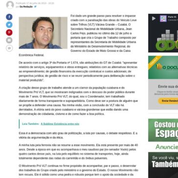 VICENTE VUOLO – VLT: um grande passo- O Documento