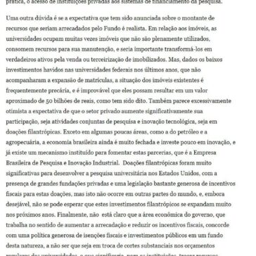 Uma Contribuição para o FUTURE-SE -O Estado de S. Paulo (On-line)