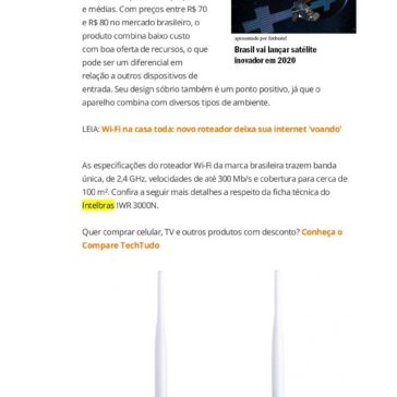 Roteador Intelbras IWR 3000N é bom? Veja especificações e preço no Brasil- Tech tudo