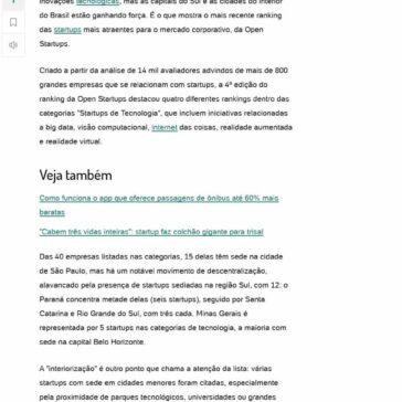 Região Sul e interior despontam como polo das melhores startups do país- BOL Notícias