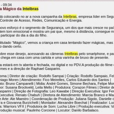 Campanha Mágico da Intelbras- Portal Fator Brasil
