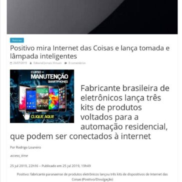 Positivo mira Internet das Coisas e lança tomada e lâmpada inteligentes- Jornais Virtuais