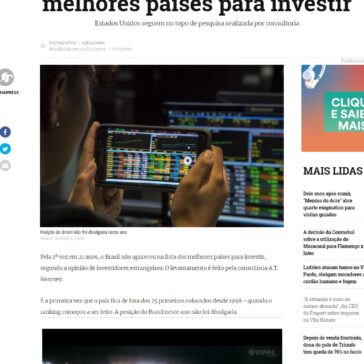 Pela 1ª vez em 21 anos, Brasil fica fora de lista dos 25 melhores países para investir- Zero Hora