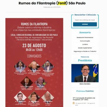 Rumos da Filantropia (Fonif) São Paulo- CN