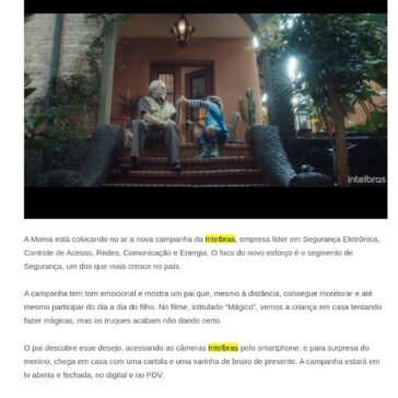 Corazon Filmes produz campanha Mágico da Intelbras- Grandes Nomes da Propaganda