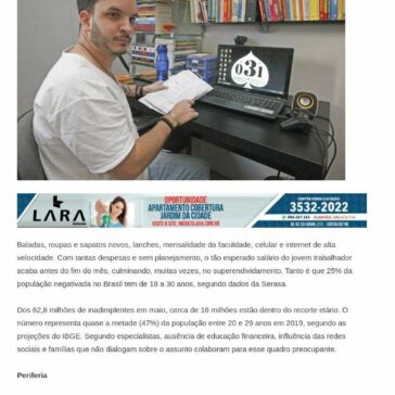 Tão jovens e já inadimplentes: 25% da população com nome sujo tem de 18 a 30 anos – Gira Betim