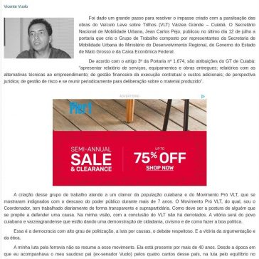 VLT: um grande passo- Folha Max