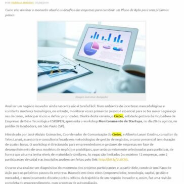 Cietec amplia para o mercado o workshop de monitoramento para startups- Agência USP de Inovação