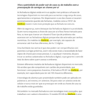 Fechaduras digitais trazem mais segurança e praticidade; saiba como- Olhar Digital