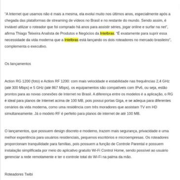 Intelbras lança roteadores de alto desempenho ideais para streaming de vídeos em 4k e 8K, séries e games- Porto Gente
