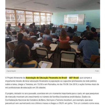 Professores são capacitados em educação financeira- Piauí Hoje