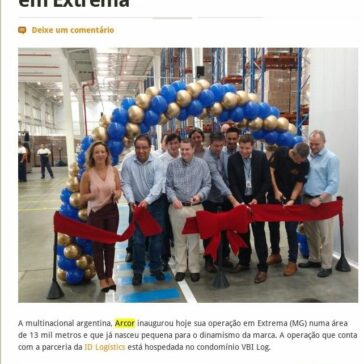 Empresa Arcor inaugura CD em Extrema – Opinião RH