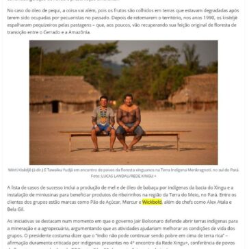 Os indígenas premiados na ONU por produtos que geram renda e mantêm floresta em pé- Amazônia (On-line)