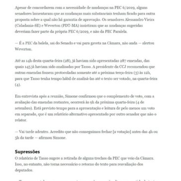 Previdência: Relator detalha PEC Paralela- Frontliner