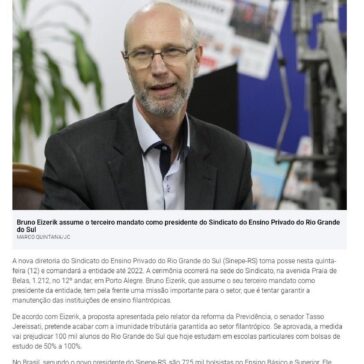 Direção do Sinepe-RS toma posse nesta quinta-feira – Jornal do Comércio