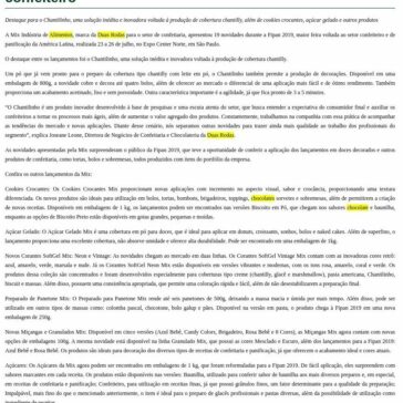Mix apresenta 19 lançamentos para o mercado confeiteiro – Aditivos & Ingredientes
