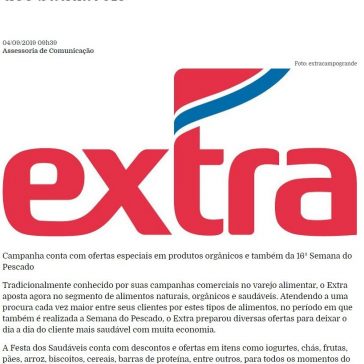 Extra realiza primeira edição da Festa dos Saudáveis- Tereré News