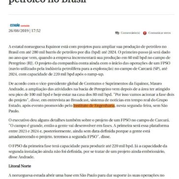 Equinor planeja elevar produção de petróleo no Brasil- Diário do Grande ABC (On-line)