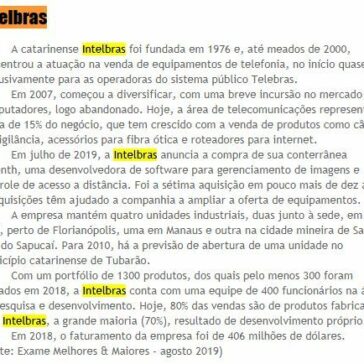 Intelbras- Origem das Marcas