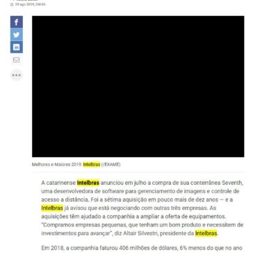 A Intelbras é uma empresa com pressa para crescer -Exame.com