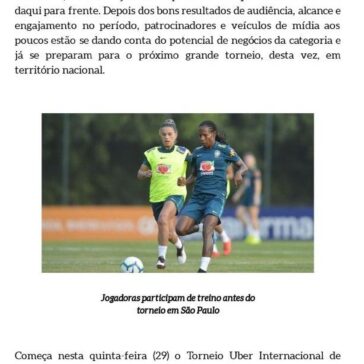 Futebol feminino consolida protagonismo entre veículos e marcas – Propmark