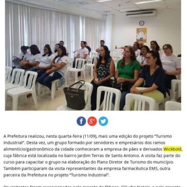 Servidores e empresários da cidade visitam a fábrica da Wickbold- Portal Hortolândia